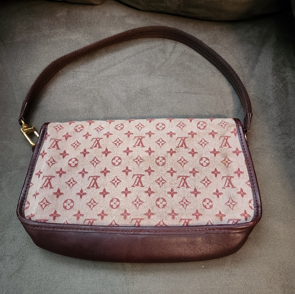 Rare Louis Vuitton Pink Monogram Denim Shoulder bag - Picture 7 of 13